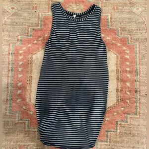Striped Lululemon Tie Open Back Tank Top